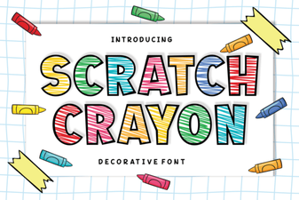 Scratch Crayon Font: Creative Design Projects