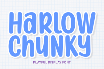 Harlow Chunky Font Design Ideas & Free Downloads