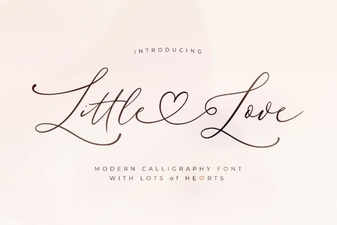 Little Love Font for Sweet & Creative Design Projects